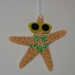 Starfish Bikini Christmas Ornament